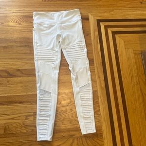 White Alo leggings